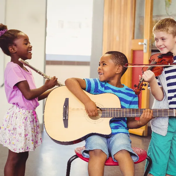 children playing instruments