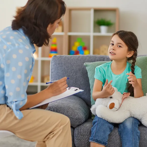 child listening