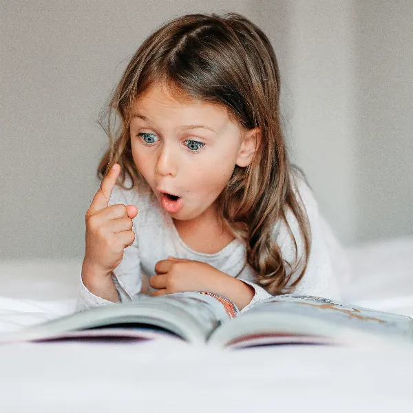 child reading