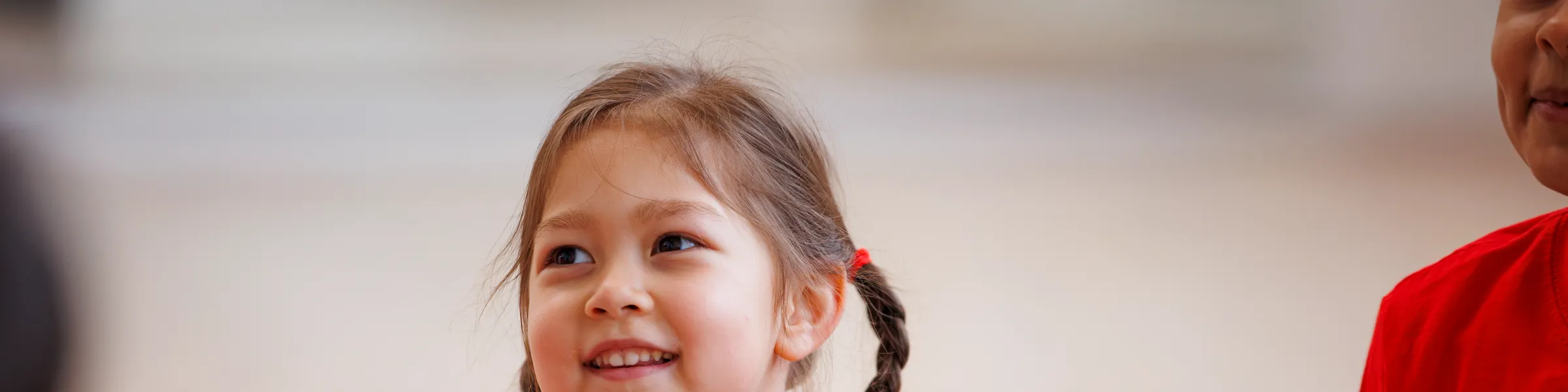 Child acting in drama class